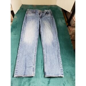 American Eagle Jeans Size 8 Womens Blue Pants Ladies High Rise Ankle Straight
